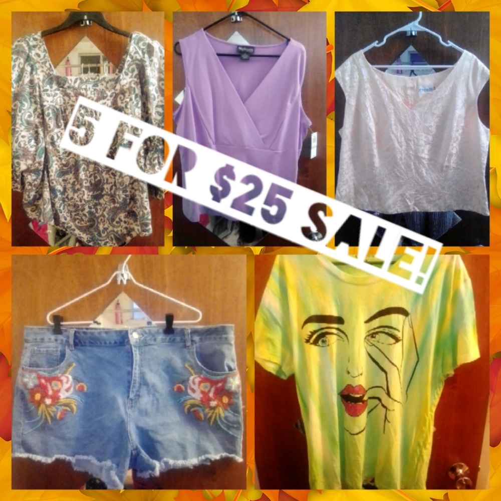 5 for 25 sale!